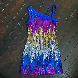 Multicolor Dance Costume
